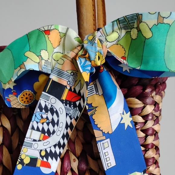 Liberty Art Fabric Super Skinny Scarf Pop Delight Peter Max Style 60s 70s Groovy - Picture 8 of 14